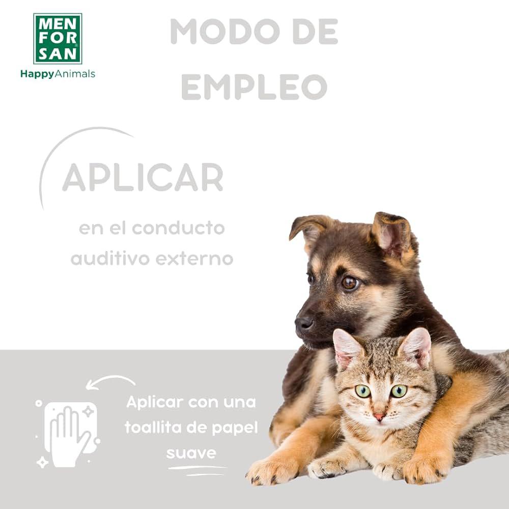 NETTOYANT OREILLE MENFORSAN CHIEN ET CHAT - 125ml